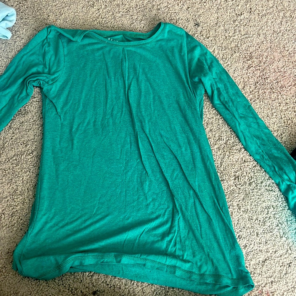 Green shirt